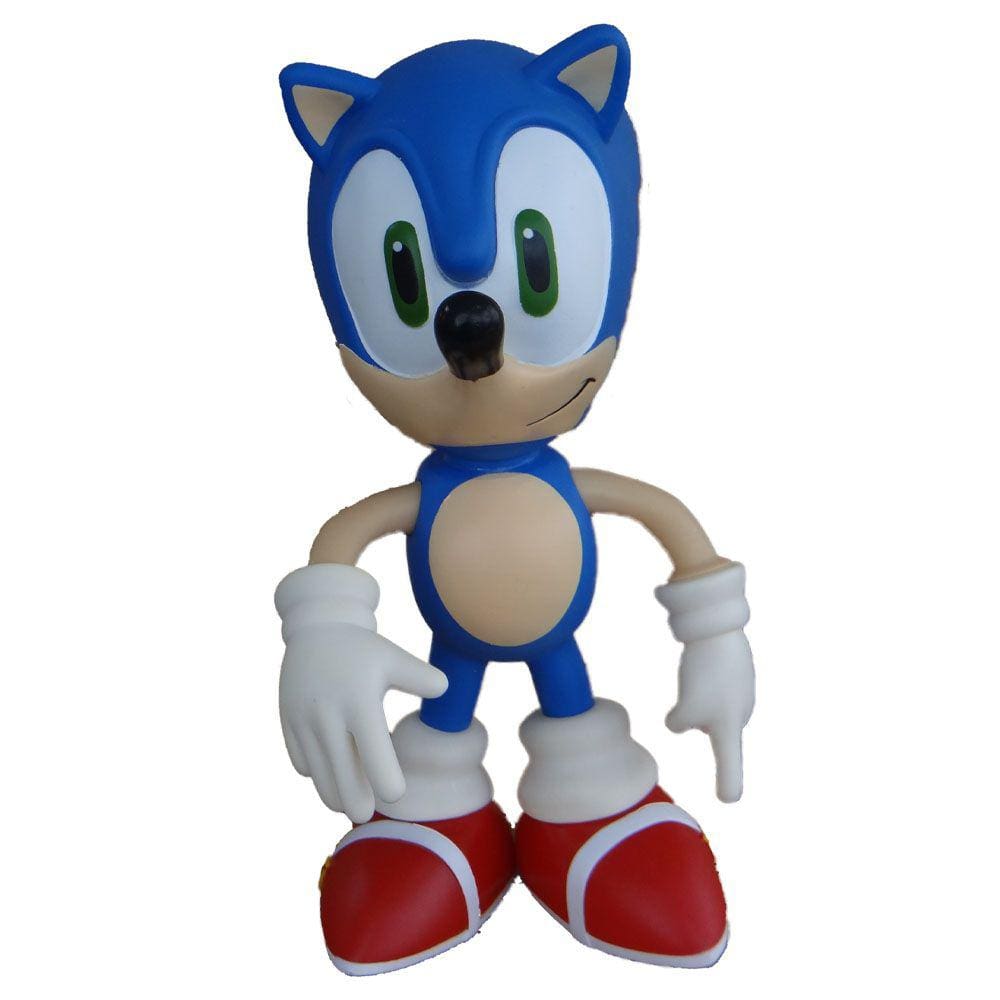 Boneco Sonic Vermelho Grande Collection