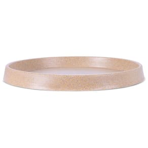 Prato para Vaso de Planta Redondo Bege 24cm Afort