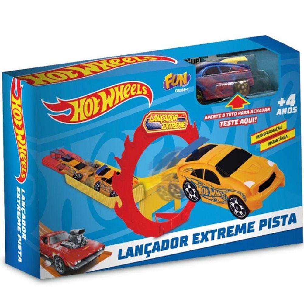 Pista Hot Wheels City Reboque E Lançador Dragão - Mattel