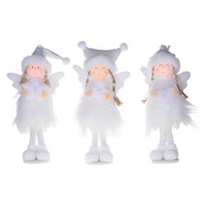 Anjinho Decorativo Branco 22x11x4cm C/3 Un 1112426