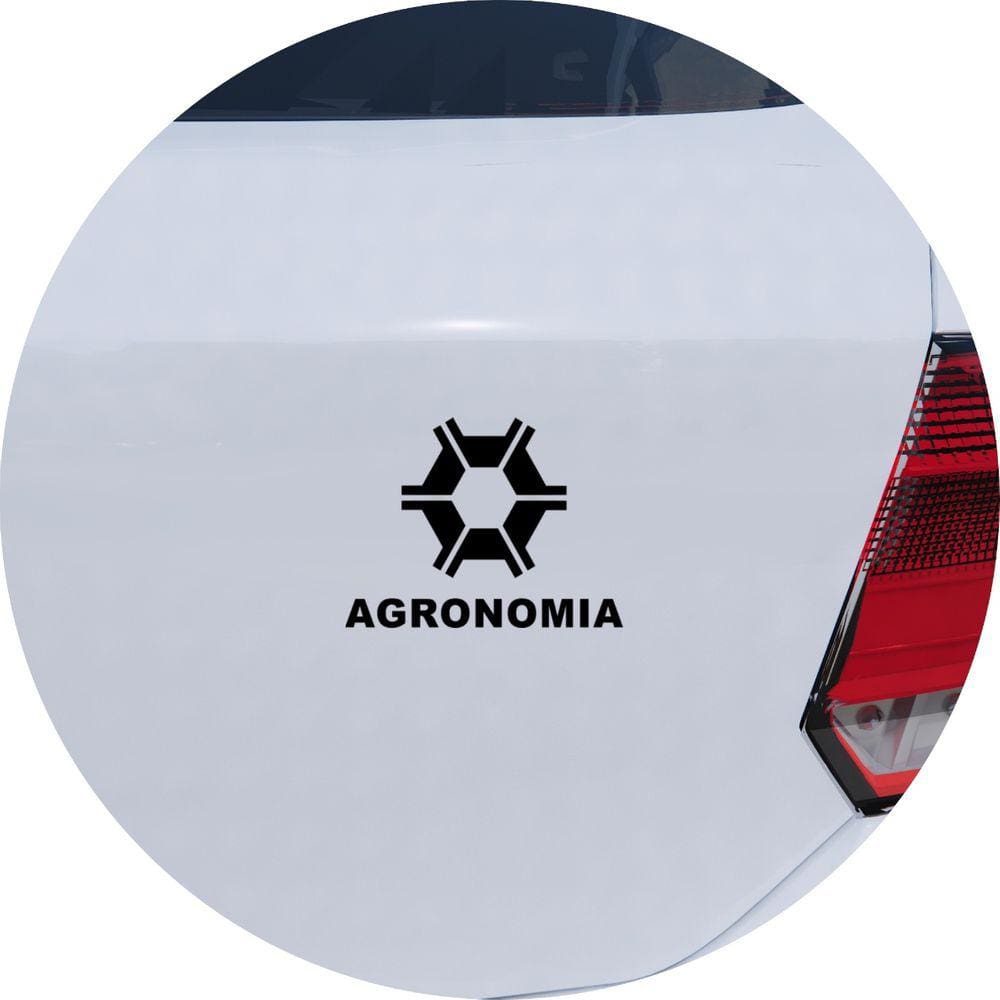 Adesivo de Carro Faculdade Agronomia