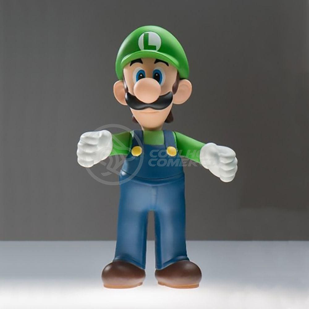 Boneco Action Figure Luigi Articulado 23cm Super Mario World