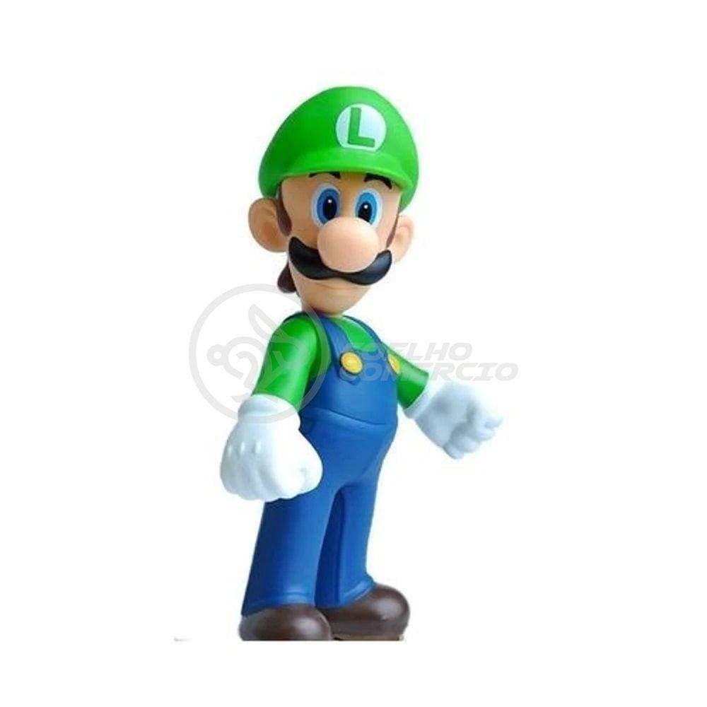 Boneco Action Figure Luigi Articulado 23cm Super Mario World