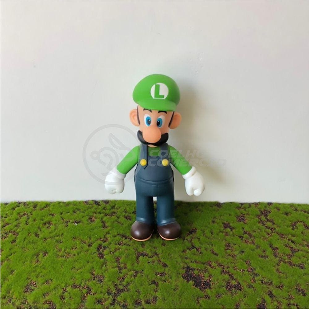 Boneco Action Figure Luigi Articulado 23cm Super Mario World