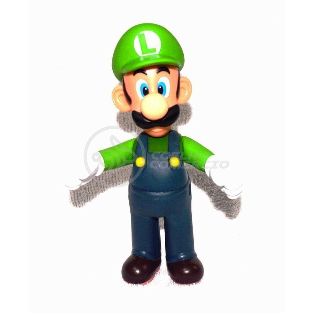 Boneco Action Figure Luigi Articulado 23cm Super Mario World