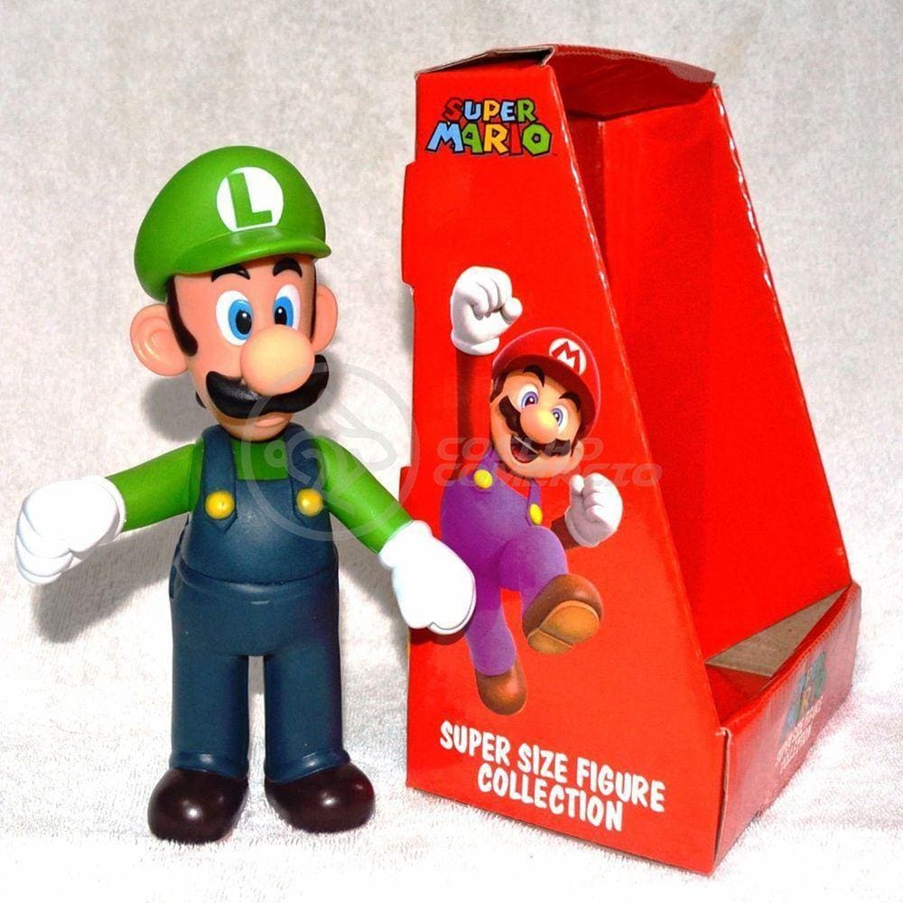 Boneco Action Figure Luigi Articulado 23cm Super Mario World