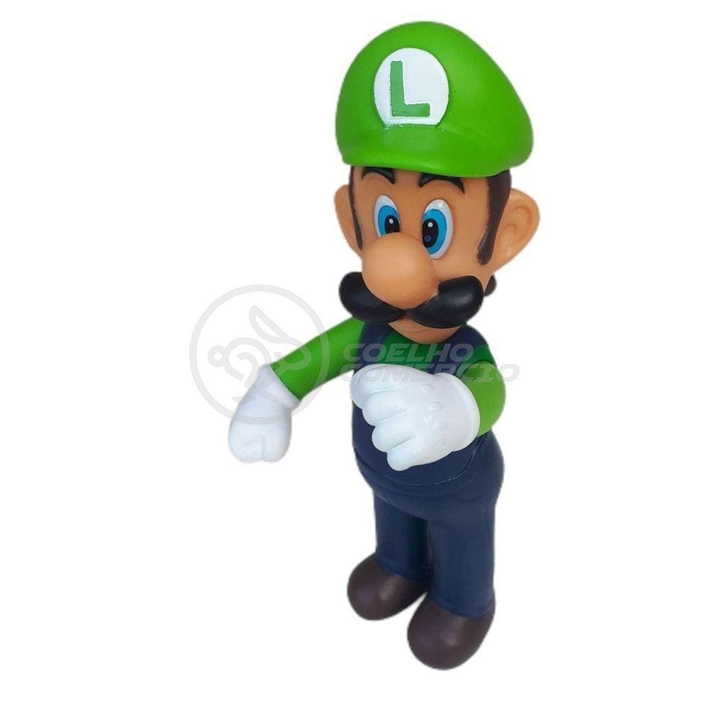 Boneco Action Figure Luigi Articulado 23cm Super Mario World