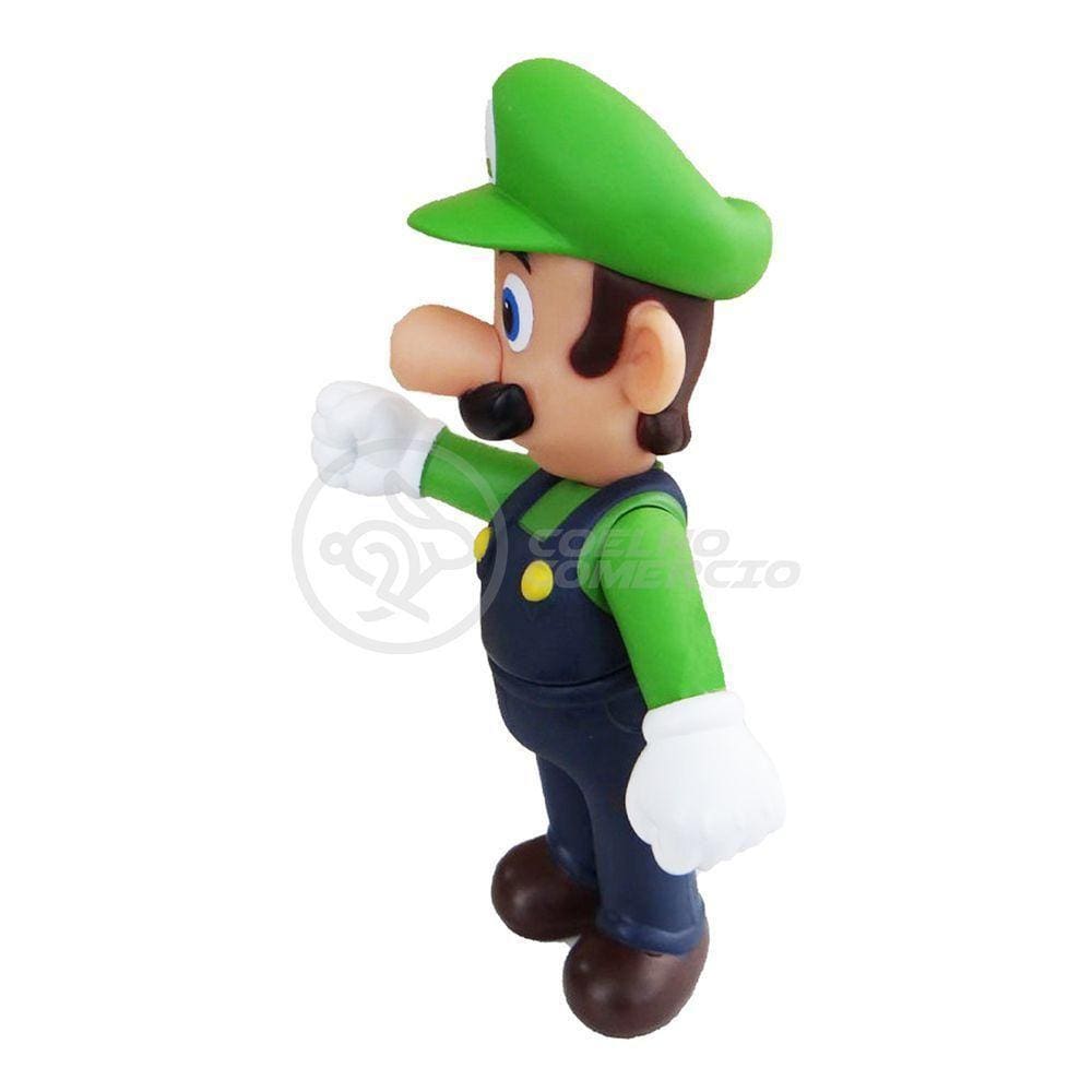 Boneco Action Figure Luigi Articulado 23cm Super Mario World