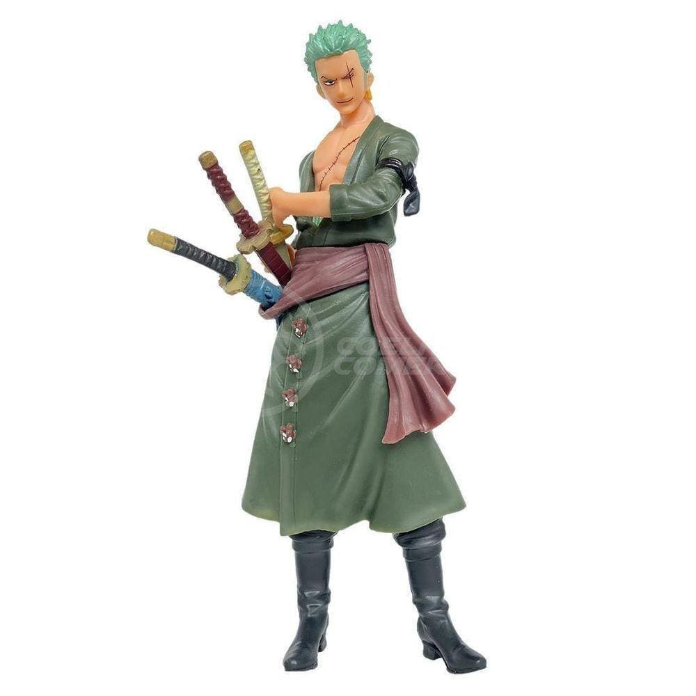 Boneco Anime Action Figure One Piece 18cm - Roronoa Zoro