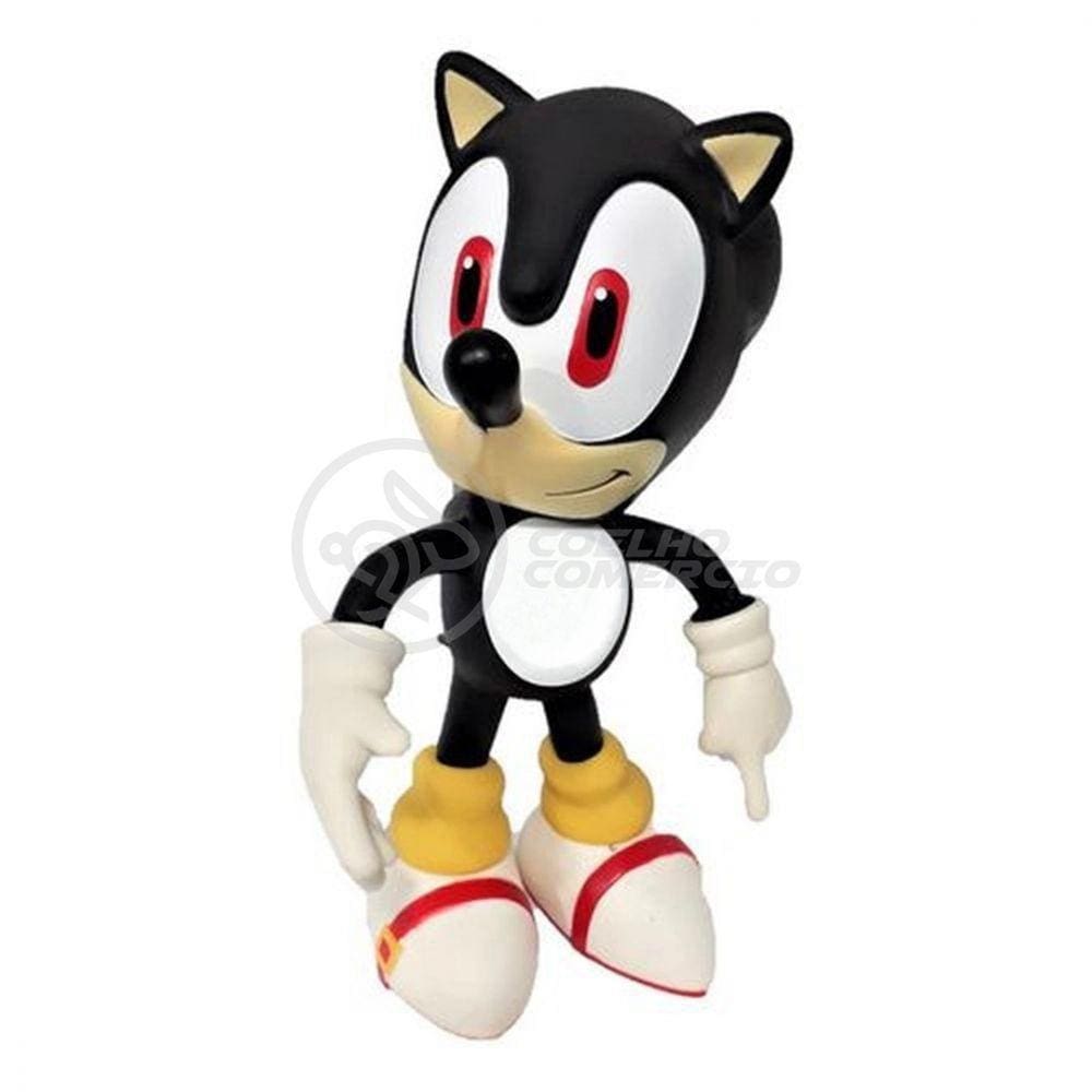 Boneco Action Figure Shadow Sonic Black Preto Articulado 23cm