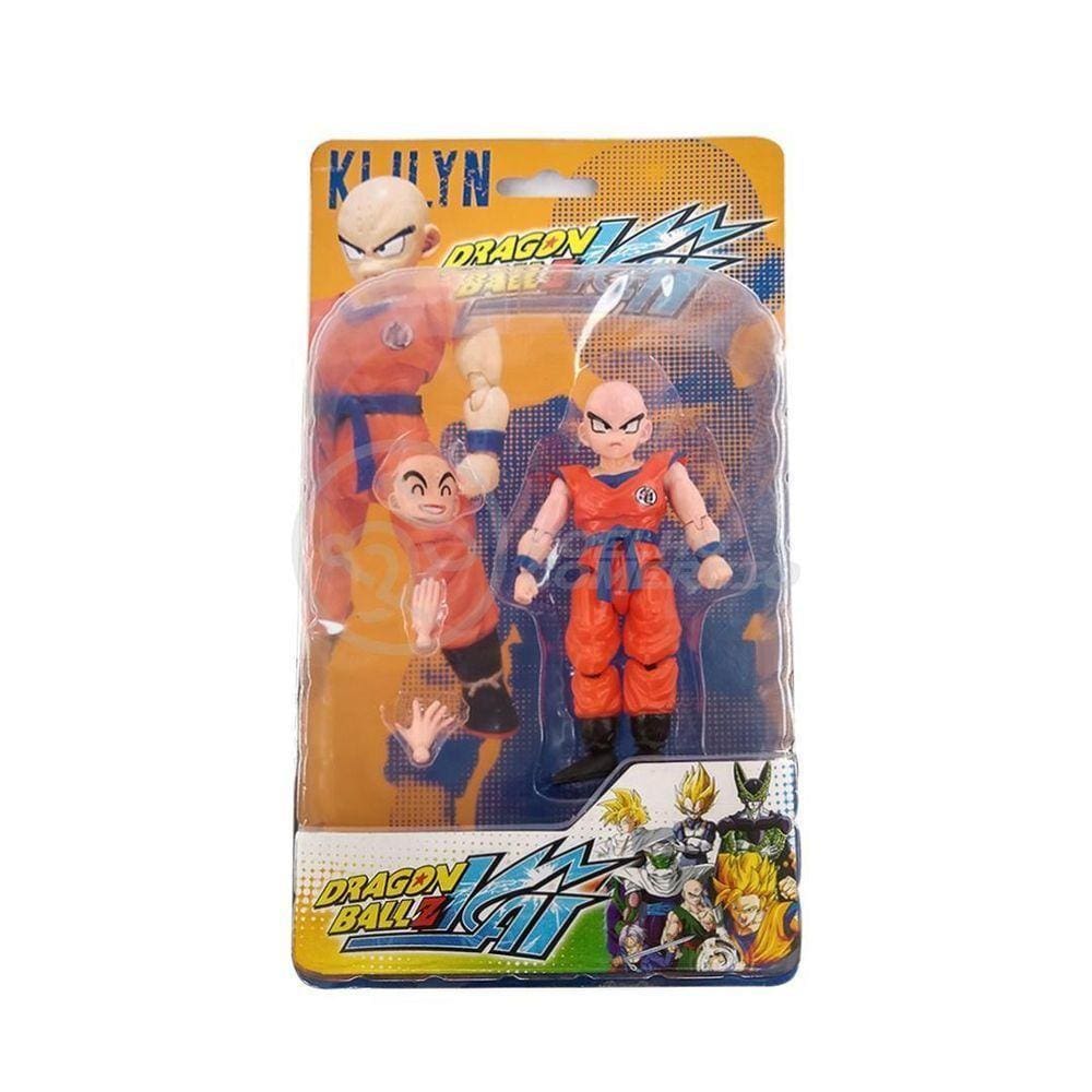 Boneco brinquedo articulado 14cm action figure removivel goku ssj