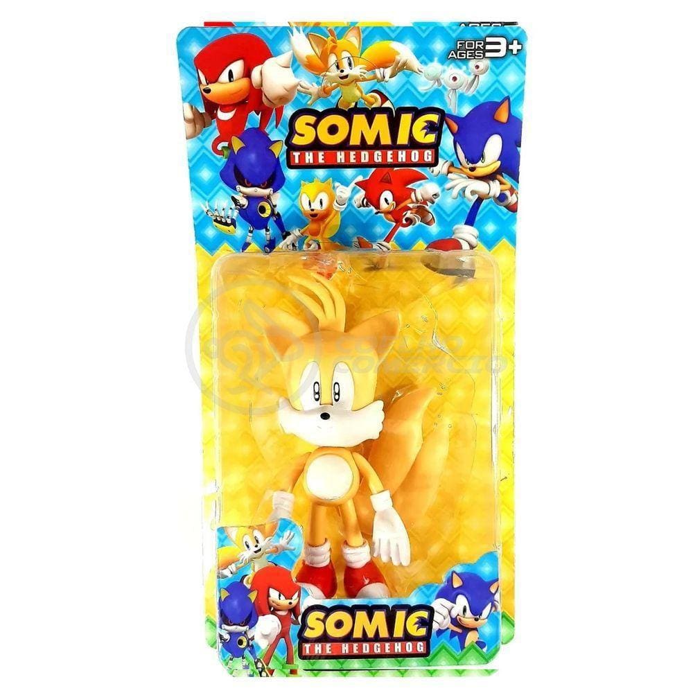 Coleção Boneco Action Figure Tails The Hedgehog Amarelo 16Cm
