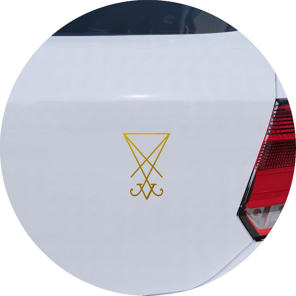 Adesivo de Carro Sigilo De Lucifer