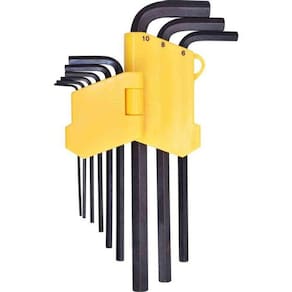 Jogo De Chave Allen 9 Peças Curto Aço Carbono Titanium 04516