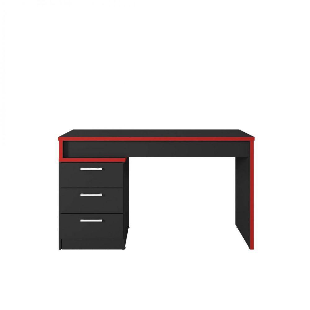 Mesa Para Computador Notebook Desk Game Drx 5000 Preto/vermelho - Móveis  Leão