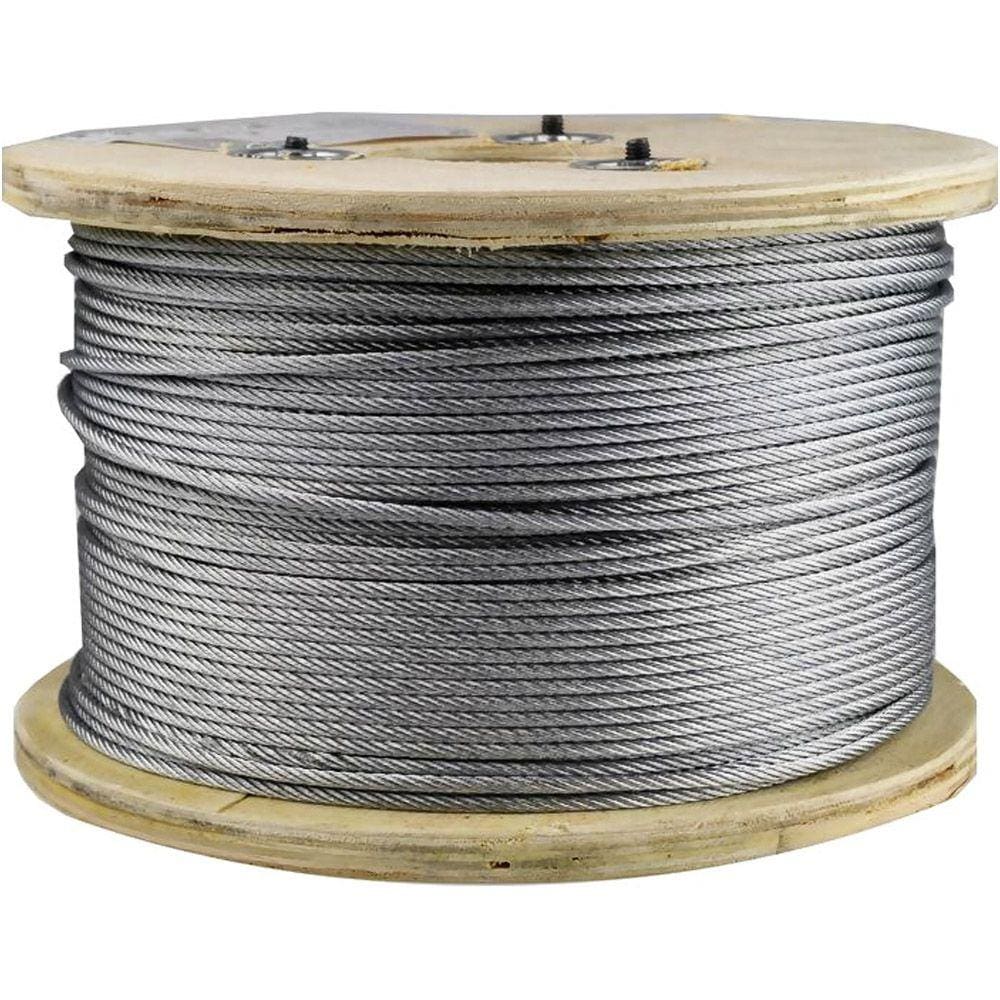 Cabo de Aço Alma de Fibra Galvanizado 6x7 3/16 250 Metros - Starfer