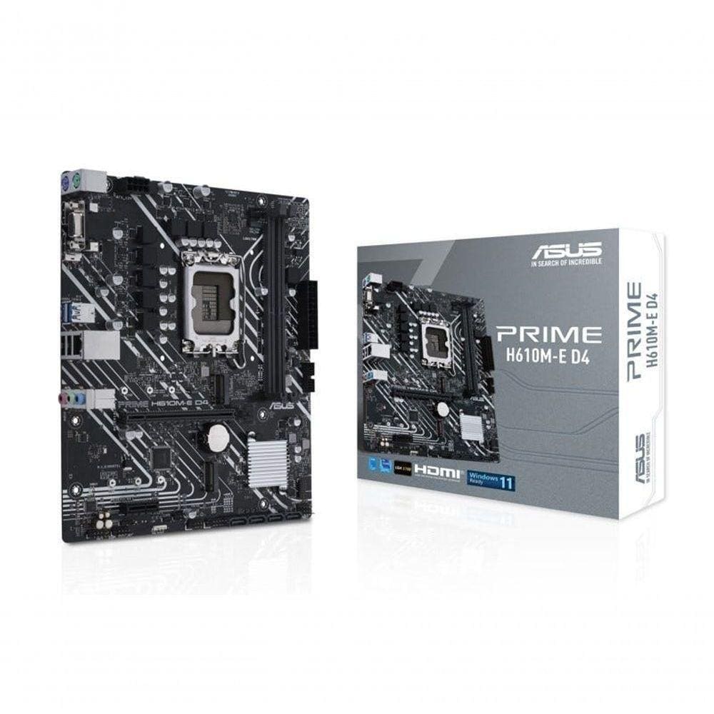 Placa Mãe Asus Prime H610-E D4 Intel 12Ger Prime H610-E D4