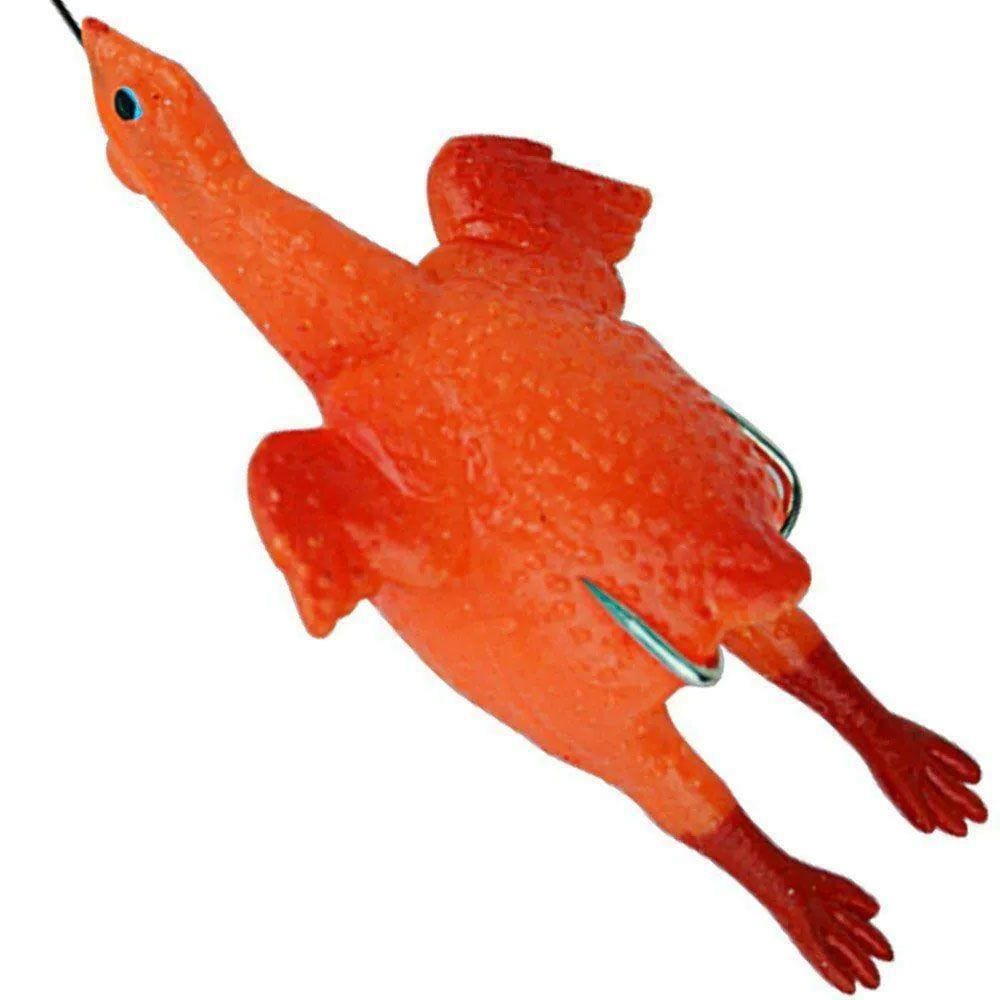 Isca Artificial Franguinho Lamazon 8cm 09g - Cor Laranja