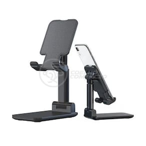 Suporte de Mesa Universal para Celular Apoio Ajustável Articulado Smartphone Compacto Portátil