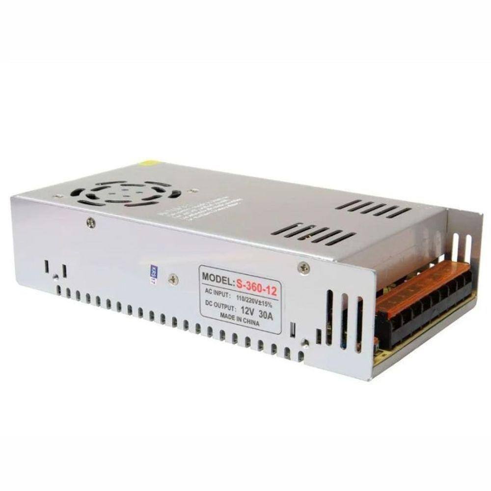 Fonte 12v 30a Bivolt P Cftv Colmeia