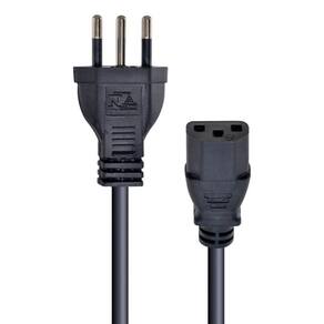 Cabo De Força Tripolar Para Fonte 3X0,50 Mm 250V 10A 50Cm -