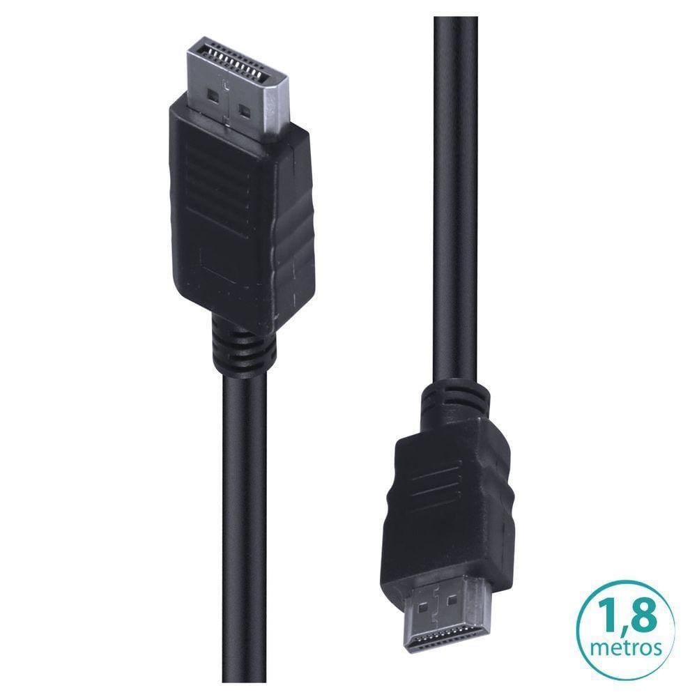 Cabo Displayport Para Hdmi 1.4V 1.8M Hdp18