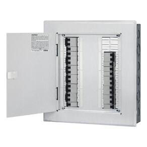 Quadro dist compacto bifásico 80a 28disj din embutir+geral