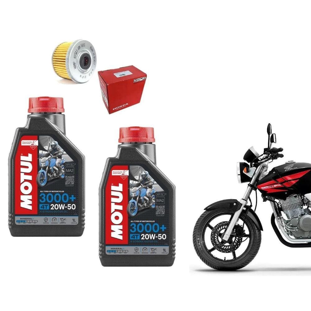 Kit Revisão Honda Cbx 250 Twister 2001 A 2008 Troca Oleo Vela e