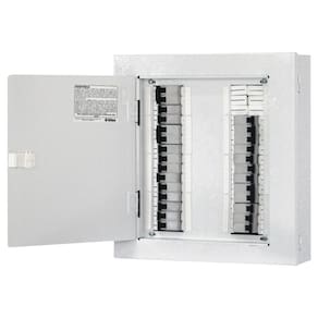 Quadro dist compacto bifásico 80a 28disj din sobrepor+geral