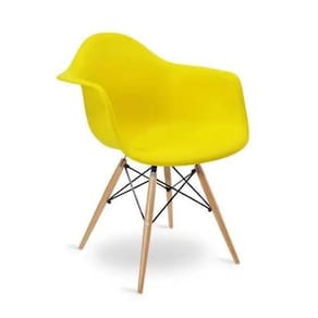 Cadeira Eiffel Com Braço - Amarelo Amarelo