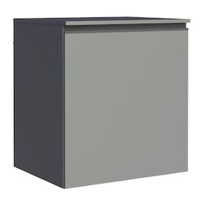 Balcão 60 Cm 1 Porta Suspenso Cinza Nice Madesa Cinza