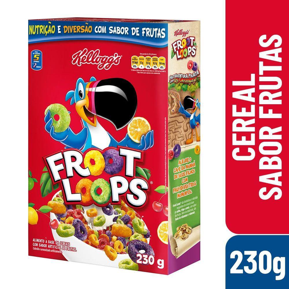 Cereal Matinal Froot Loops Kelloggs - 230g