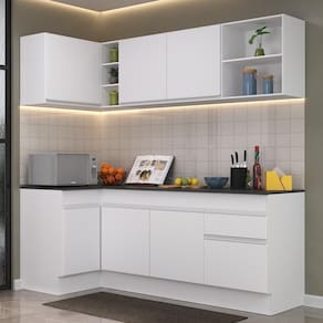 Armário De Cozinha Compacta De Canto Mp2093.891 Branco