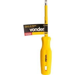 Chave Fenda 1/4X6" Cromo Vanádio Haste Isolada 1000V Vonder