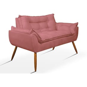 Poltrona Luxo Namoradeira Opala Sala Quarto rosa