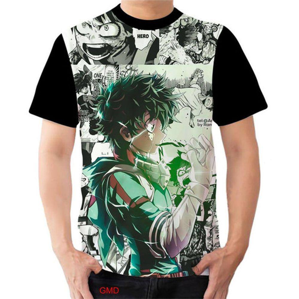 Camiseta Boku No Hero Academia Anime Manga Serie Nerd Filme