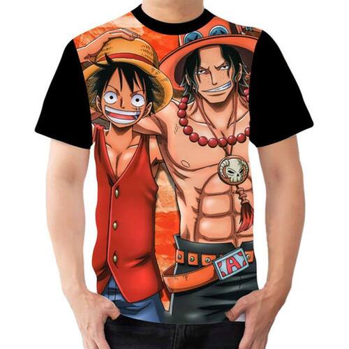 Camiseta camisa Blusa anime One Piece Monkey D Luffy Gear 5 Anime Mangá  modelo tamanhos adulto e infantil