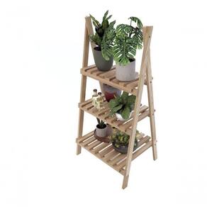Jardim Vertical Duplo De Madeira Estante Organizadora