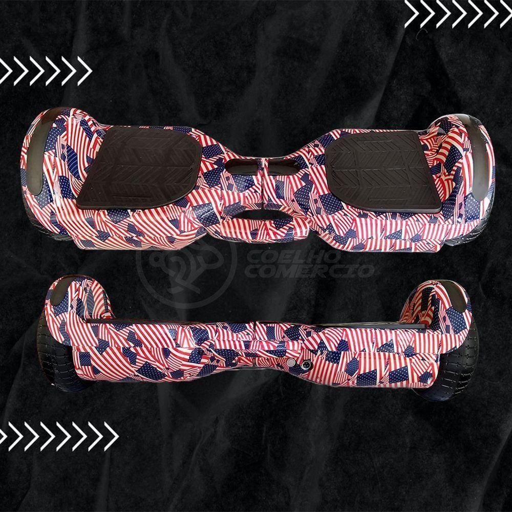 Hoverboard Esporte Skate Elétrico Adesivo America - Usa Nº13