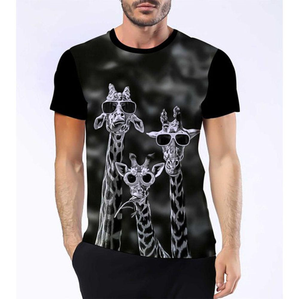 Camisa Camiseta Girafa Animal Mamífero Africano Pescoço 4