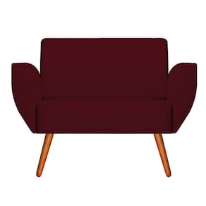 Namoradeira Jolly Decorativa Exclusiva Suede Bordo