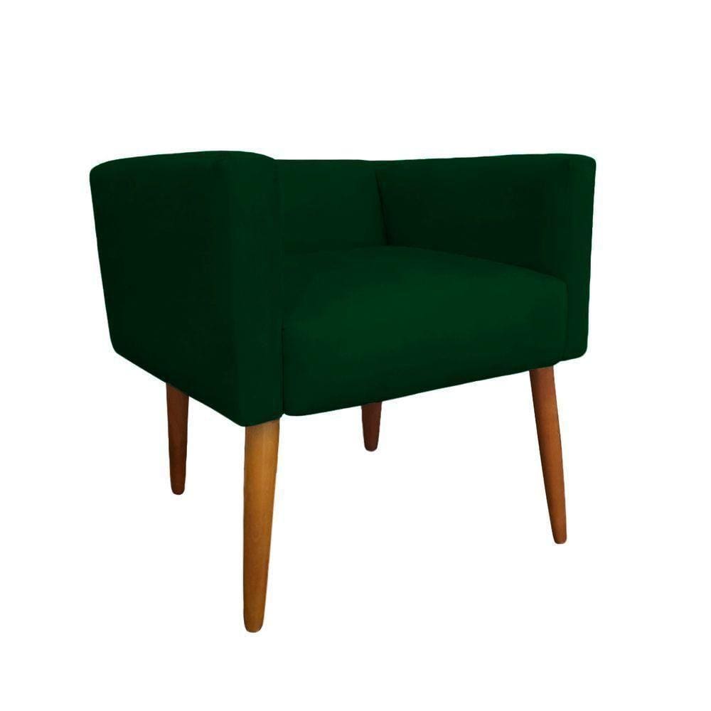 Banco Decorativo Nina Suede Verde