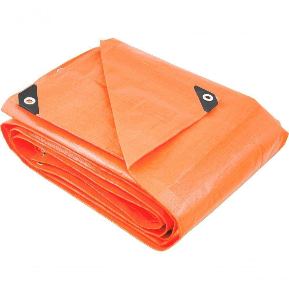 Lona Polietileno 7X6M Laranja 200 Micras Reforçada - Vonder