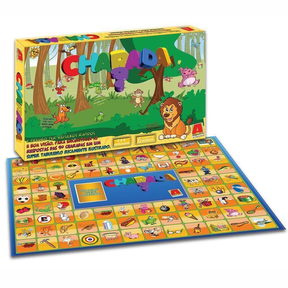 Jogo De Tabuleiro Charada - Algazarra