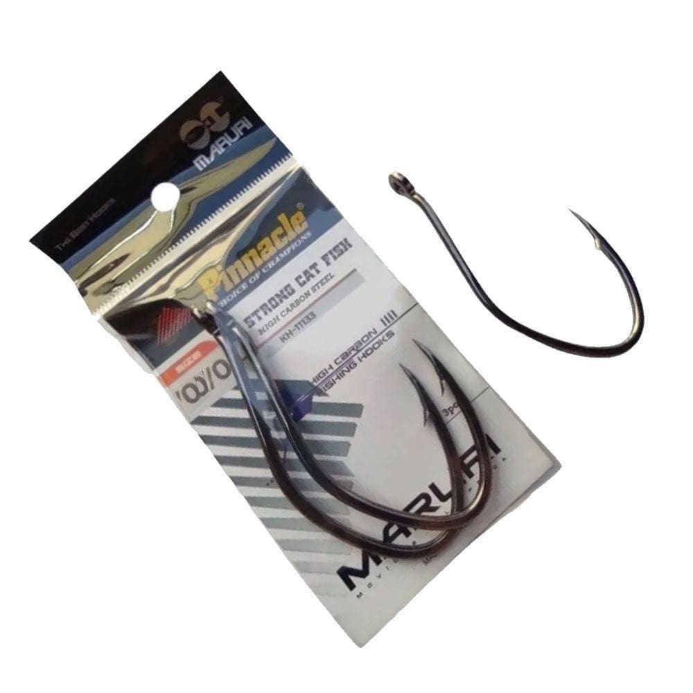 Anzol Pinnacle 2x Strong Cat Fish Black 6/0 (05un) - Grandes