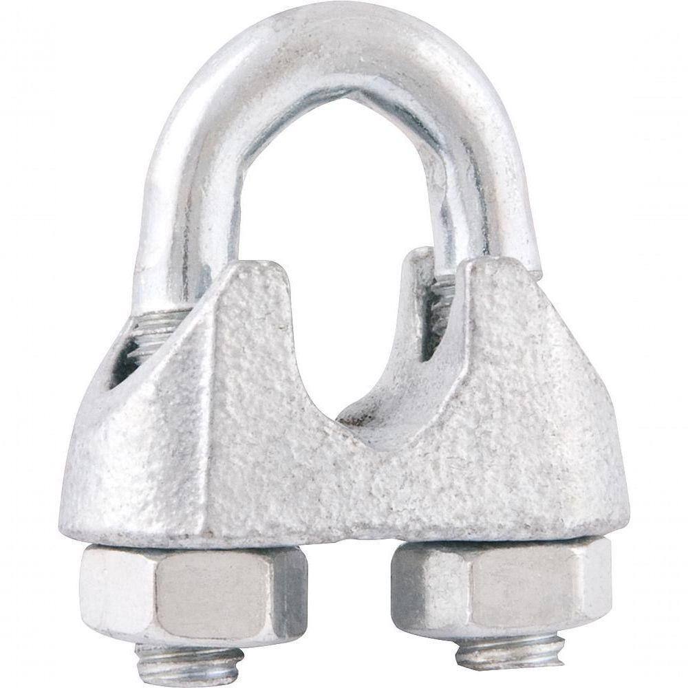 Clips P/ Cabo Aço 5/8" Leve Galv C/ 2 Pç Cart
