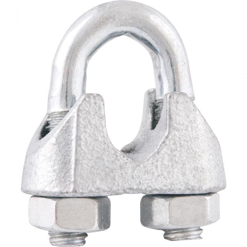 Clips P/ Cabo Aço 3/16" Leve Galv C/ 2 Pç Cart