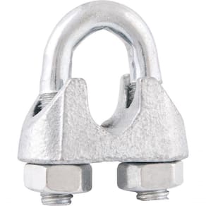 Clips P/ Cabo De Aço 1/8" Leve Galv C/ 4000 Peças Vonder