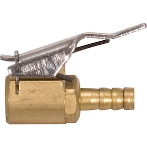 Bico P/ Encher Pneu C/ Presilha Espiga 5/16" Latão Vonder