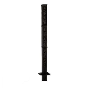 Coluna Ferro Fundido Grossa N09 Para Escada Caracol 105X76Cm